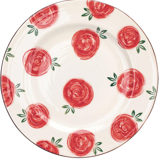 摩登主妇玫瑰花餐具创意个性饭碗汤碗西餐牛排盘杯子鱼盘碗碟套装 商品图4
