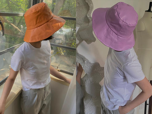 HIDEMI 基础必入 新款超薄有机棉清透收身T恤 六入色 白色/黑色/豆乳色/马卡龙蓝/马卡龙紫/深灰色 商品图9