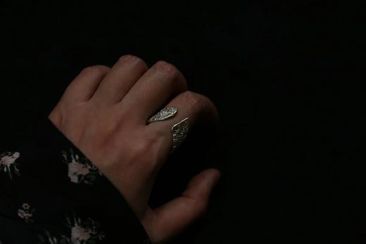 CHEZ BOQUE 覆盖系列原创手工925银戒指《女爵》 商品图10