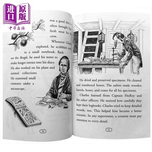 预售 【中商原版】谁是查尔斯达尔文 Who Was Charles Darwin 儿童科普文学 人物传记 中小学生阅读 英文原版 7-12岁 Who was系列 商品图3