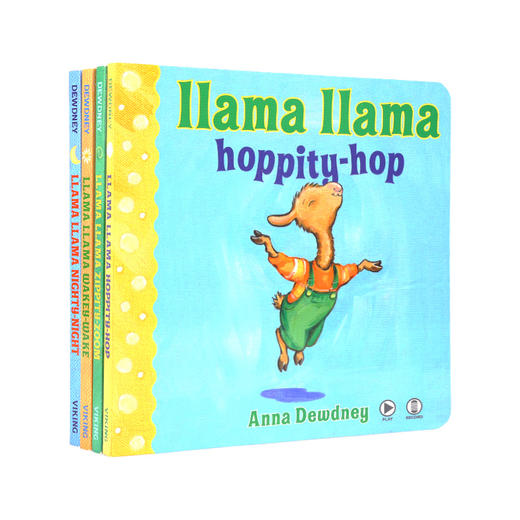 【可乐云朵】小彼恩出品Llama Llama 拉玛4册纸板套装 点读版 商品图0