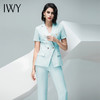 IWY/ 浅绿色粉色短袖西装长裤半裙套装CPS10216 商品缩略图1