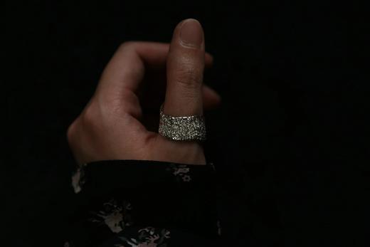 CHEZ BOQUE 覆盖系列原创手工925银戒指《女爵》 商品图5