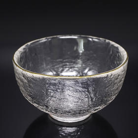 云中居 日式锤纹金边品茗杯