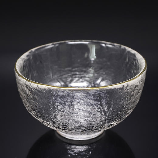 云中居日式锤纹金边品茗杯