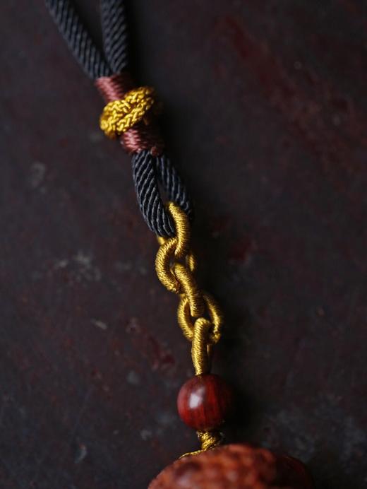 【青山特惠】小叶紫檀三足金蟾手把件  吊坠  30.5g，尺寸：5*3.6*2.6cm s22 商品图3