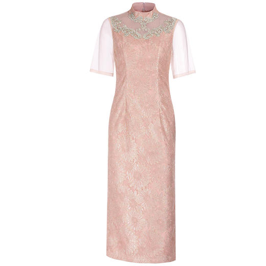 DLQ-A2323妈妈礼服优雅高贵闪光气质连衣裙 商品图3