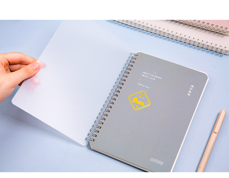 三年二班绑带线圈本简约时尚a5笔记本创意文艺b5学生课堂作业本q