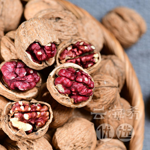 【云南澜沧江红衣核桃】红色核桃皮  带壳干核桃  口感香醇细腻  送核桃夹 商品图9
