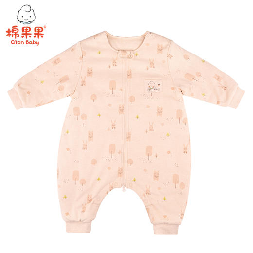 棉果果秋季新疆彩棉纯棉内层加棉，建议春、秋、冬使用分腿睡袋M305570120413 注意！商城均不带外包装礼盒~ 商品图0