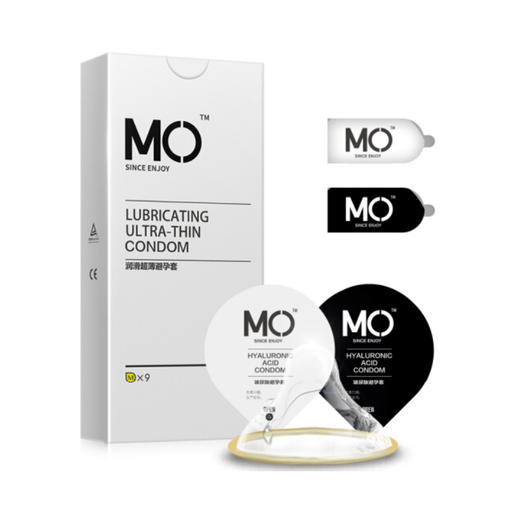 名流 天然胶乳橡胶避孕套 MO玻尿酸超薄润滑 10只装（活动） 商品图1