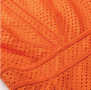 142S326--橙色连衣裙--《花香之旅》 商品图3