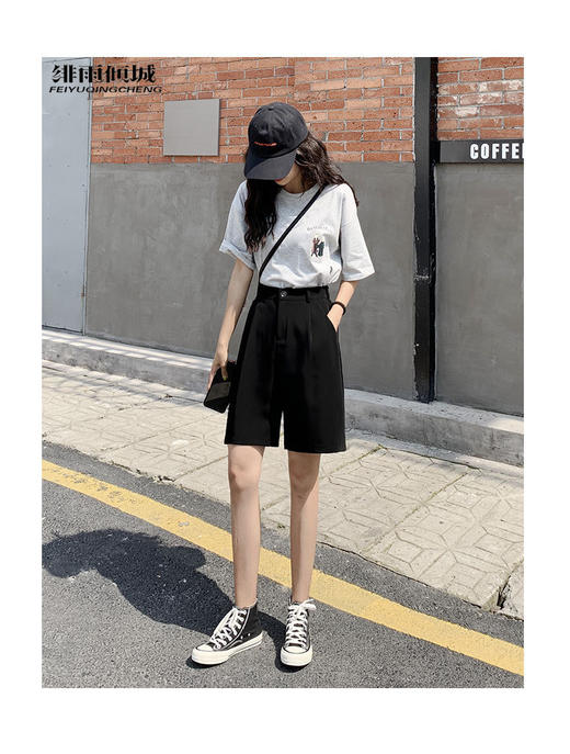 ★直筒5分阔腿裤 商品图3