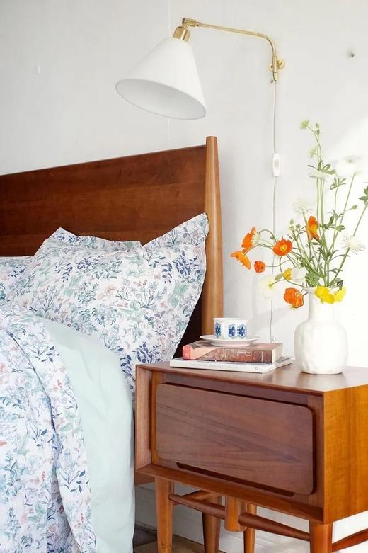 伽罗 JALO MCM风格柚木床头柜 商品图2