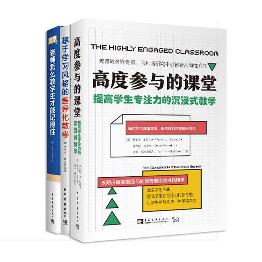 gao效复课套装：基于学习风格的差异化教学+高度参与+记得住 商品图0