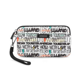 【美旅】手拿包 轻便小巧 随身携带 印花 西瓜红 可拆卸拎带 TH1*001&101