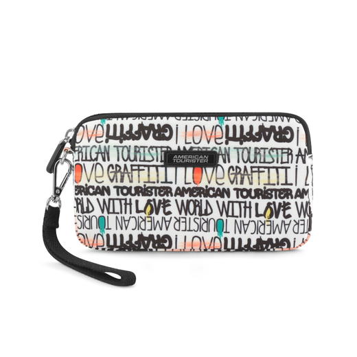 【美旅】手拿包 轻便小巧 随身携带 印花 西瓜红 可拆卸拎带 TH1*001&101 商品图0