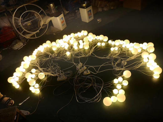 奶白球吊灯串【运费自理】 商品图4