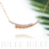 【21天预定】JULEE JULEE茱莉茱莉【微笑】 18K玫瑰金钻石项链 商品缩略图0
