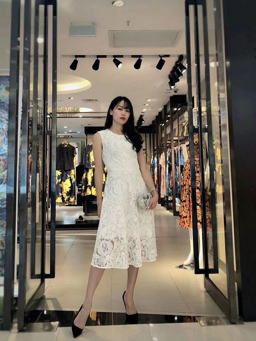 【伯妮斯茵】2S6376--白色连衣裙--《 杜比尼的花园》 商品图0