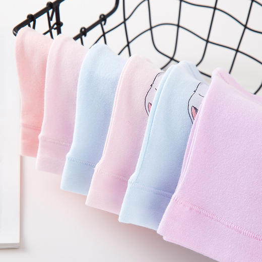 【女童成长内裤】儿童内裤女孩平角裤全棉4条装女宝宝可爱卡通透气吸湿印花小童中大童青少年四角裤纯棉莫代尔女生幼儿园中小学生内衣短裤头 商品图3