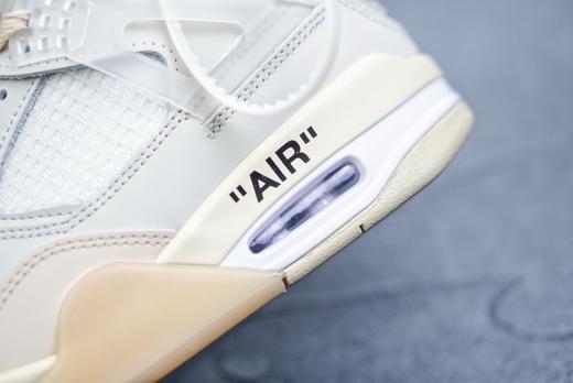 乔丹/Air Jordan 乔4 AJ4 aj4 AJ4 乔丹4代OFF-WHITE x Air Jordan 4 “Sail” SP WMNS货号：AQ9129 002 乔4联名 商品图1