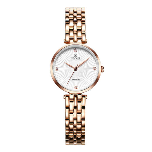 依波(EBOHR)卡纳系列简约超薄石英腕表女士手表5121 商品图4