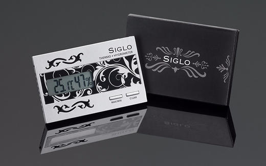 Siglo Hygrometer 世纪雪茄盒专用电子湿度计温度计 商品图0