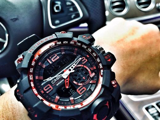 卡西欧G-SHOCK 手表GWG-1000手表男士大泥王 表面材质:矿物质玻璃 表带:树脂 表盘直径:55mm 表盘厚度:17mm 机芯类型:石英电子表 商品图1