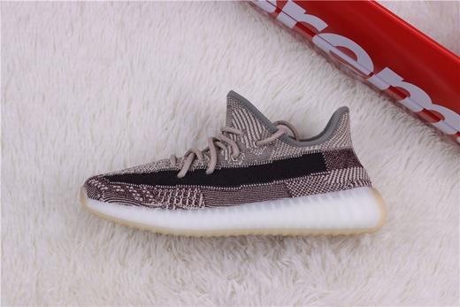 Adidas  阿迪椰子350V2   侃爷 爆米花 卡其灰 麻灰 踩屎感 货号：FZ1267 商品图0