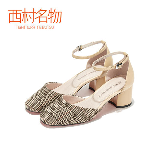 西村名物夏季新品包头玛丽珍凉鞋X282H20791 商品图1