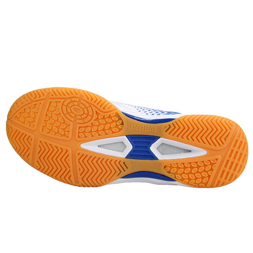 蝴蝶Butterfly LEZOLINE-7 专业乒乓球运动鞋 白蓝色 舒适透气 防滑耐磨 商品图6