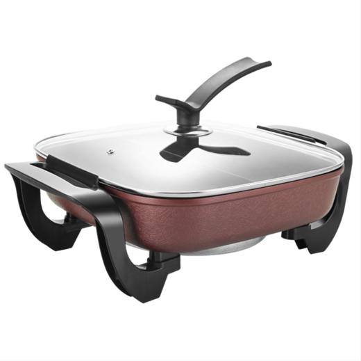 【电煮锅】*四方鸳鸯电火锅电烤锅韩式多功能电热锅电煮锅一体家用涮烤锅 商品图2