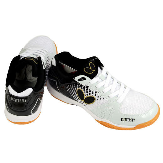 蝴蝶Butterfly LEZOLINE-7 专业乒乓球运动鞋 黑白色 舒适透气 防滑耐磨 商品图8