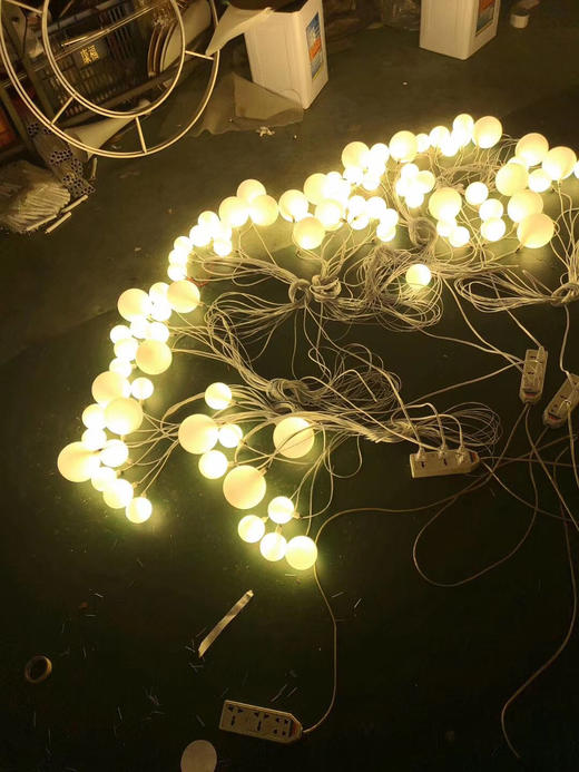 奶白球吊灯串【运费自理】 商品图5