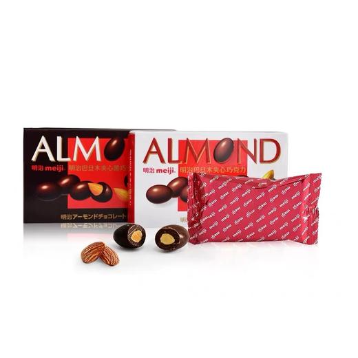 明治 巴旦木夹心 巧克力/黑巧克力 80g 商品图2