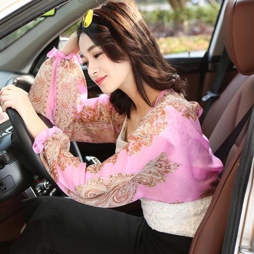 WZNH-DMGY7779（防晒必备）长袖简约时尚百搭随性个性防晒衣披肩 商品图4