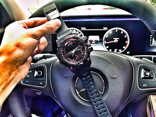 卡西欧G-SHOCK 手表GWG-1000手表男士大泥王 表面材质:矿物质玻璃 表带:树脂 表盘直径:55mm 表盘厚度:17mm 机芯类型:石英电子表 商品图7