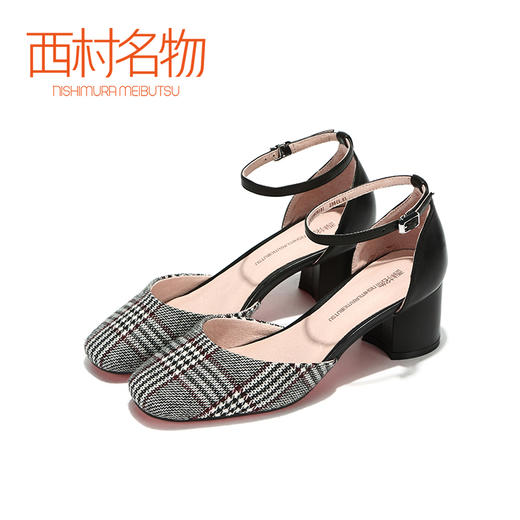 西村名物夏季新品包头玛丽珍凉鞋X282H20791 商品图2