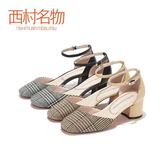 西村名物夏季新品包头玛丽珍凉鞋X282H20791 商品图0