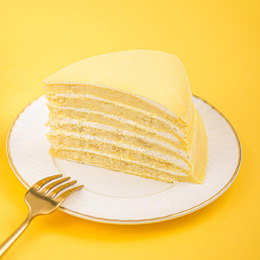 榴莲千层切块蛋糕