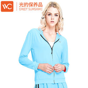 现货 正版授权韩国VVC正品 夏季防晒衣女外套新款长袖防晒服中长款户外薄防晒衫(640)