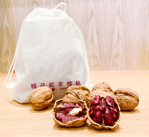 【云南澜沧江红衣核桃】红色核桃皮  带壳干核桃  口感香醇细腻  送核桃夹 商品图4