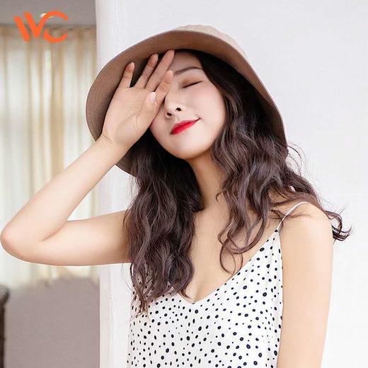 现货  正版授权韩国VVC渔夫帽女大号防晒大沿帽百搭日系防紫外线蝴蝶结盆帽(803) 商品图1