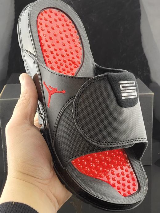 Air Jordan Hydro XI Retro 乔丹11拖鞋 AJ11拖鞋 乔11拖鞋 AA1336--001黑红 商品图6