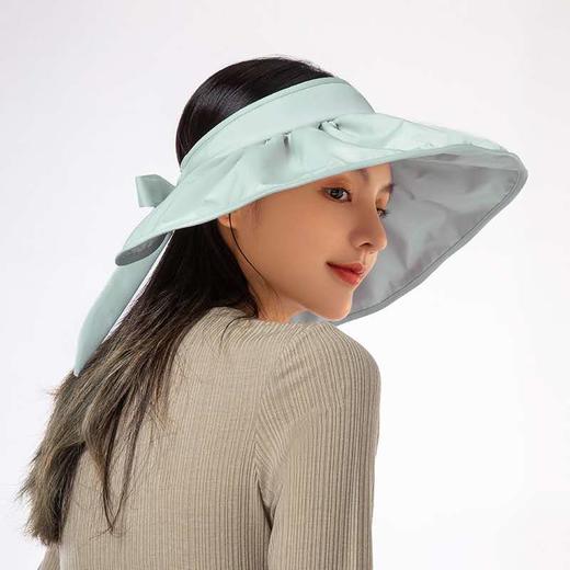 现货   正版授权韩国VVC夏季新款蓓蕾遮阳帽女防晒帽百搭太阳帽大檐空顶帽子(834) 商品图1