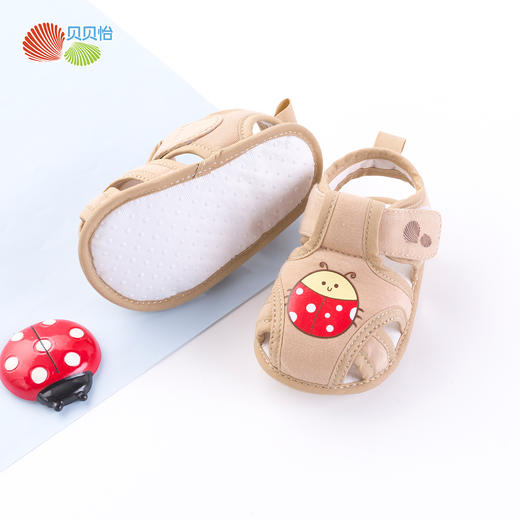 贝贝怡男女宝宝软底童鞋夏季儿童步前鞋夏天小女孩包头小公主凉鞋192X104
 商品图11