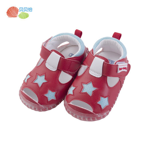 贝贝怡男女童软底凉鞋宝宝1岁机能鞋学步鞋夏季透气0一1岁公主鞋192X112
 商品图6