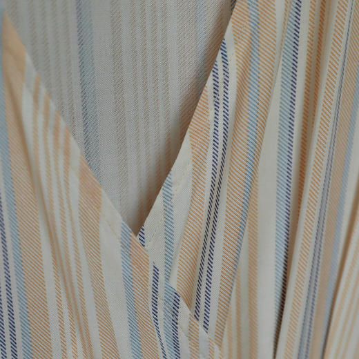 【不退不换】整个夏天优雅又性感|法式V领条纹茶歇裙，显瘦显高 商品图8