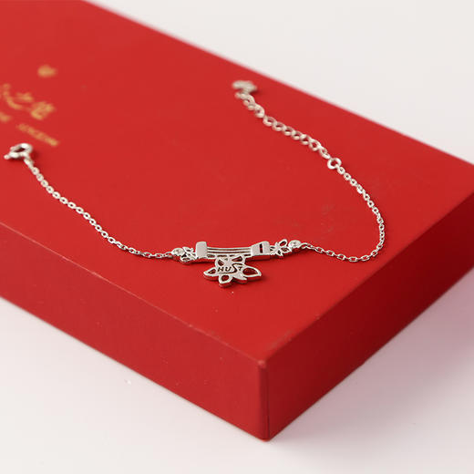 玉兰衔环纯银（手链）（项链） 商品图1